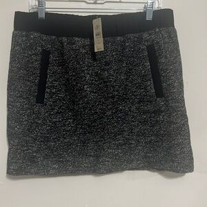 Loft wool blend mini skirt NWT